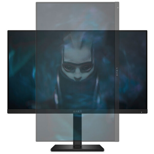 ⁦מסך מחשב HP OMEN Monitor 24 165Hz FHD IPS 1ms DP/2X HDMI/Audio Out/PIVOT/VESA/1YOS⁩ – תמונה ⁦2⁩