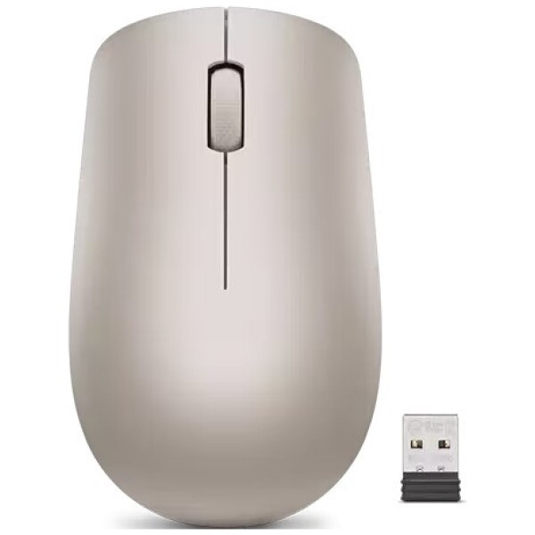 ⁦עכבר אלחוטי Lenovo 530 Wireless Mouse Almond⁩ – תמונה ⁦3⁩