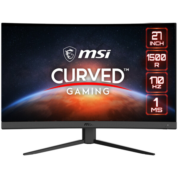 מסך גיימינגMSI G27CQ4 E2 Curved 27" 170Hz 1ms WQHD 1xDP 2xHDMI