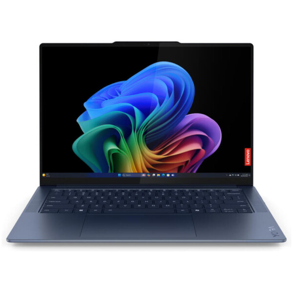 ⁦Lenovo YOGA SLIM 7x Snapdragon X Elite Copilot+ PC 512GB SSD 16GB 14.5" (2944x1840) TOUCHSCREEN W11 COSMIC BLUE Backlit Keyboard⁩ – תמונה ⁦2⁩
