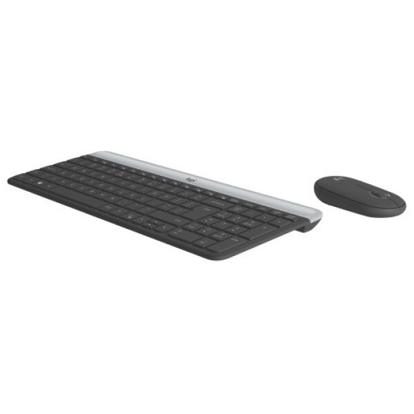 ⁦סט מקלדת ועכבר אלחוטיים Logitech Slim Combo MK470 עבר/אנג⁩ – תמונה ⁦2⁩