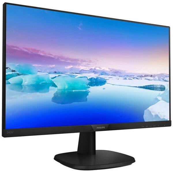 ⁦מסך מחשב Philips Led IPS 243V7QJABF 23.8" DP/HDMI/VGA/SPK VESA 3Y⁩ – תמונה ⁦2⁩