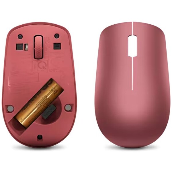 ⁦עכבר אלחוטי Lenovo 530 Wireless Mouse Cherry Red⁩ – תמונה ⁦4⁩