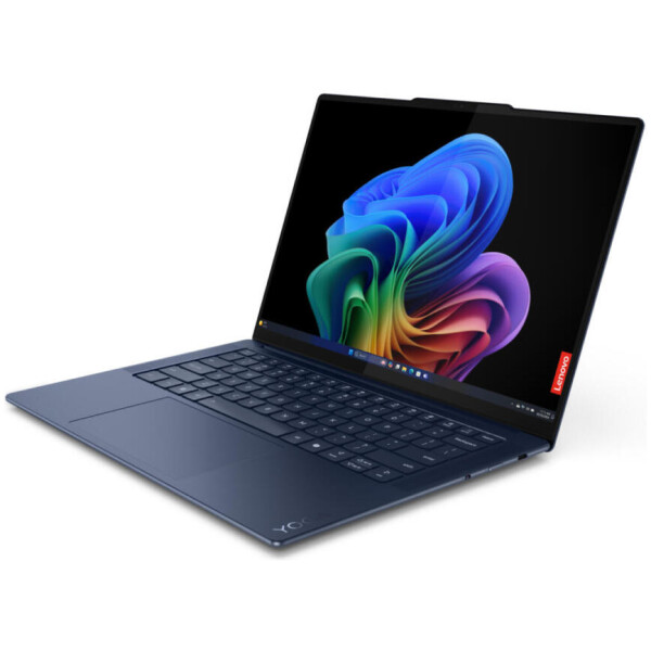 ⁦Lenovo YOGA SLIM 7x Snapdragon X Elite Copilot+ PC 512GB SSD 16GB 14.5" (2944x1840) TOUCHSCREEN W11 COSMIC BLUE Backlit Keyboard⁩ – תמונה ⁦3⁩