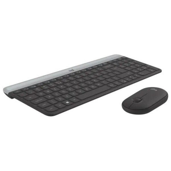 ⁦סט מקלדת ועכבר אלחוטיים Logitech Slim Combo MK470 עבר/אנג⁩ – תמונה ⁦5⁩