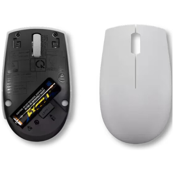 ⁦עכבר אלחוטי Lenovo 300 Wireless Compact Mouse Arctic Grey⁩ – תמונה ⁦6⁩