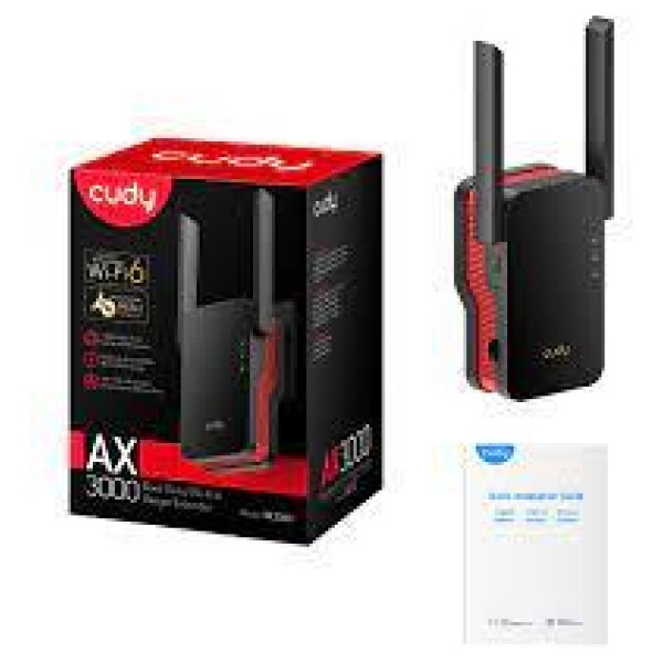 ⁦מגדיל טווח אלחוטי Cudy AX3000 Wi-Fi 6 Mesh Dual Band⁩ – תמונה ⁦2⁩