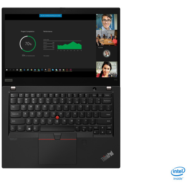 ⁦Lenovo ThinkPad X13 Gen 1 13.3" Core™ i5-10210U 16GB 512GB SSD Windows 11 Pro BLACK⁩ – תמונה ⁦4⁩