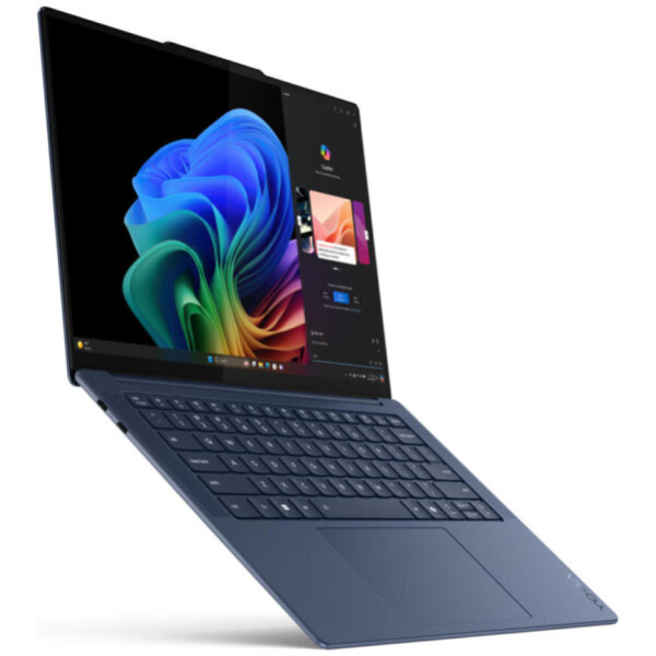 ⁦Lenovo YOGA SLIM 7x Snapdragon X Elite Copilot+ PC 512GB SSD 16GB 14.5" (2944x1840) TOUCHSCREEN W11 COSMIC BLUE Backlit Keyboard⁩ – תמונה ⁦4⁩