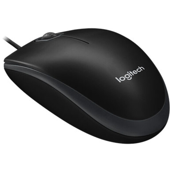 ⁦עכבר חוטי אופטי Logitech B100 שחור⁩ – תמונה ⁦3⁩