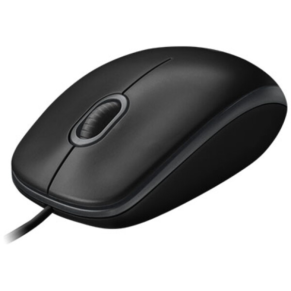 ⁦עכבר חוטי אופטי Logitech B100 שחור⁩ – תמונה ⁦4⁩