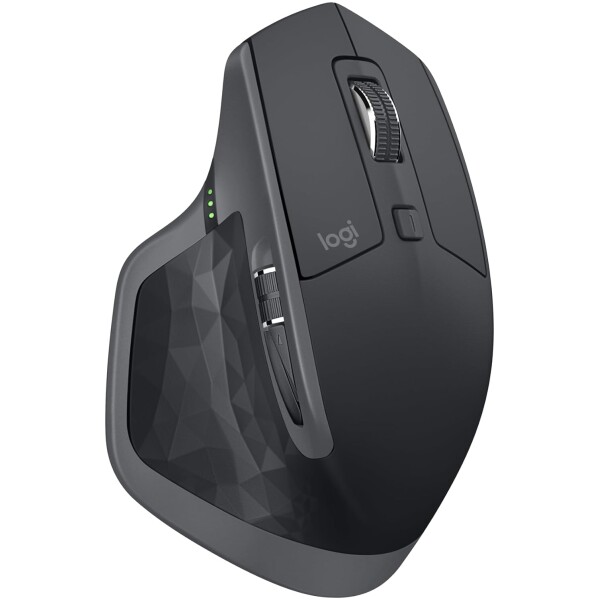 ⁦עכבר אלחוטי Logitech MX Master 2S Bluetooth Mouse Graphite - צבע אפור, חיבור בלוטות⁩ – תמונה ⁦2⁩