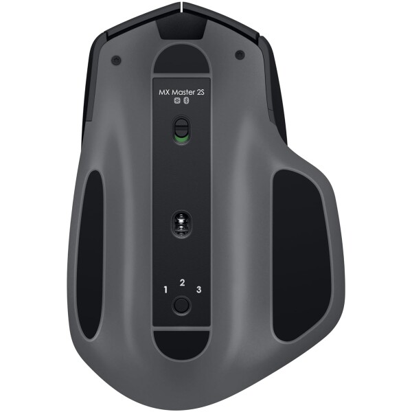⁦עכבר אלחוטי Logitech MX Master 2S Bluetooth Mouse Graphite - צבע אפור, חיבור בלוטות⁩ – תמונה ⁦5⁩