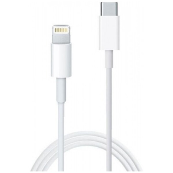 כבל TopX USB Type C to Lightning - עד 20W, אורך 1m, לבן