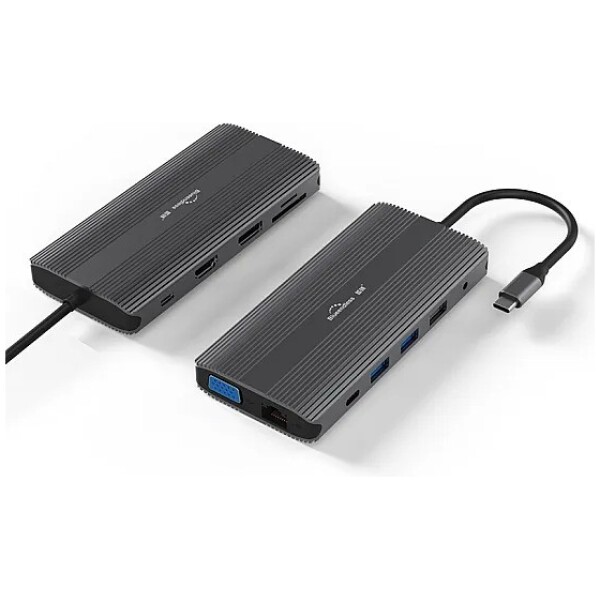 ⁦ת. עגינה Blueendless HP1201 Type C to DP/HDMI+VGA, ללא ספק⁩ – תמונה ⁦3⁩