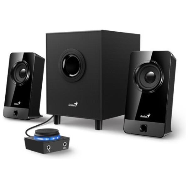 סט רמקולים Genius SW-2.1 300X 2.1CH Speakers + Subwoofer שחור