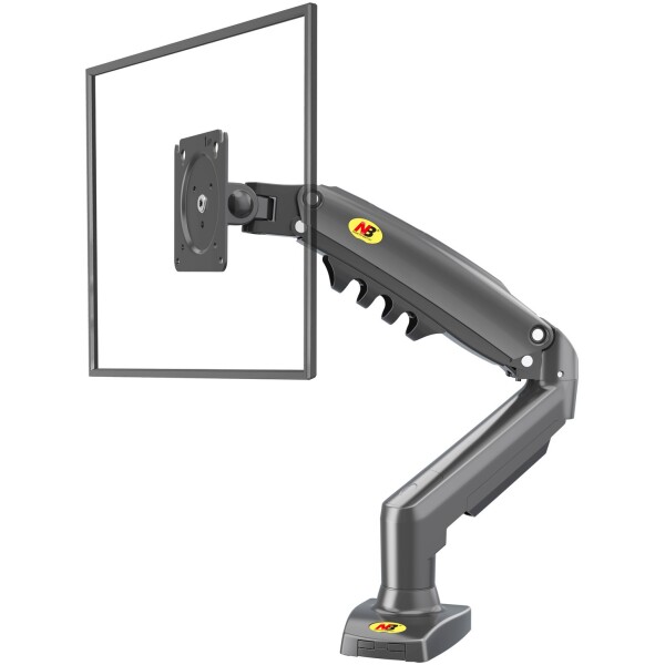 זרוע שולחנית למסך מחשב בודד North Bayou F80 17-30" VESA 75/100mm עד משקל 9kg - בוכנת גז - צבע שחור