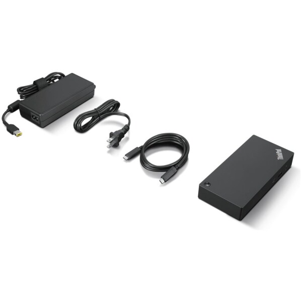 תחנת עגינה Lenovo ThinkPad Universal USB-C Dock + ספק כוח + כבל נתונים