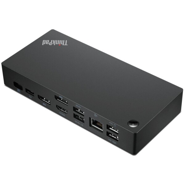 ⁦תחנת עגינה Lenovo ThinkPad Universal USB-C Dock + ספק כוח + כבל נתונים⁩ – תמונה ⁦2⁩
