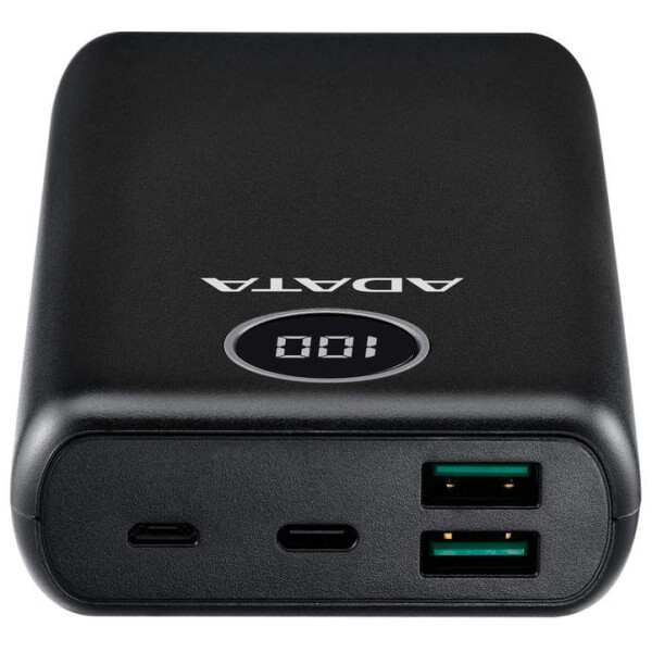 ⁦ADATA סוללת גיבוי ADATA AP20000QCD 20,000mAh Power Bank USB Black⁩ – תמונה ⁦2⁩