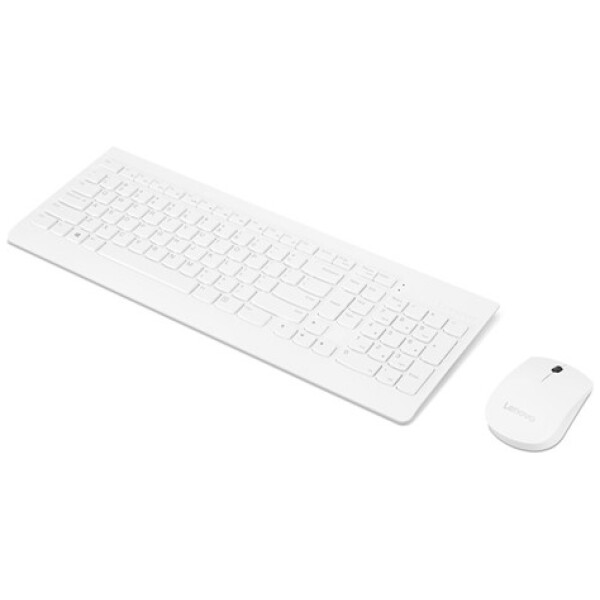 ⁦סט מקלדת ועכבר אלחוטי Lenovo 510 Wireless White - צבע לבן, עברית/אנגלית⁩ – תמונה ⁦4⁩