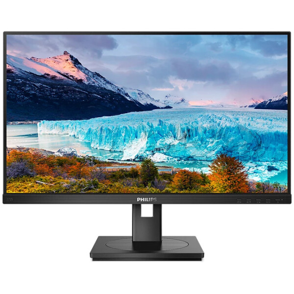 מסך מחשב עסקי Philips 272S1M/01 27" IPS FHD 75Hz VGA/DVI/DP/HDMI VESA & PIVOT