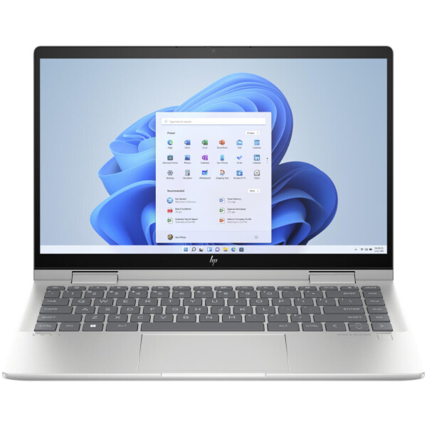 ⁦HP ENVY x360 14-ES1023 2-IN-1 Core™ 7 150U 512GB SSD 16GB 14" (1920x1080) TOUCHSCREEN IPS WIN11 NATURAL SILVER Backlit Keyboard FP Reader⁩ – תמונה ⁦2⁩