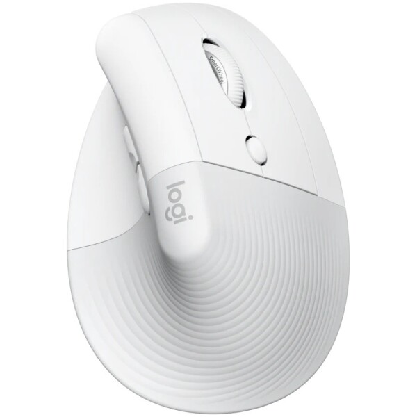 עכבר ארגונומי ליד ימין Logitech Lift for Mac Ergonomic Bluetooth Mouse - צבע לבן