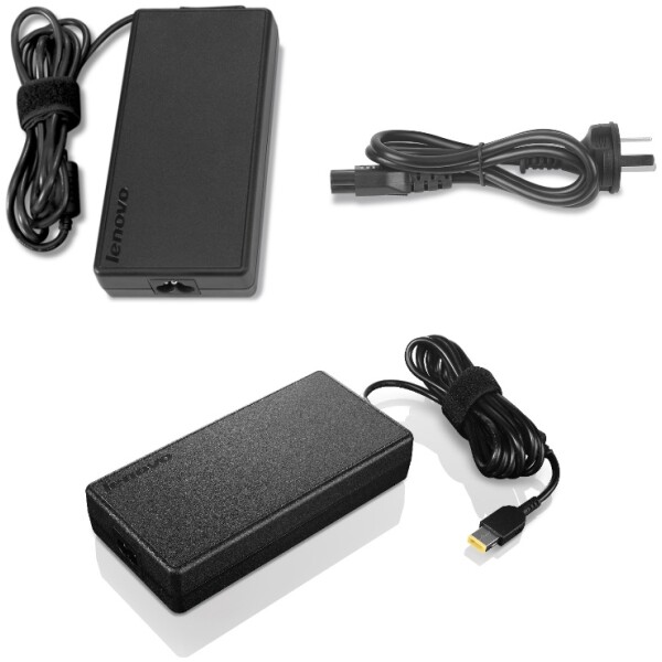 מטען למחשב נייד Lenovo ThinkPad 170W Slim Tip AC Adapter מרובע