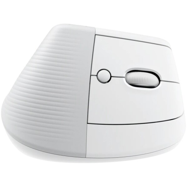 ⁦עכבר ארגונומי ליד ימין Logitech Lift for Mac Ergonomic Bluetooth Mouse - צבע לבן⁩ – תמונה ⁦3⁩