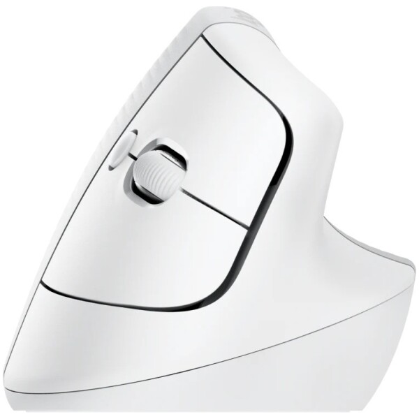 ⁦עכבר ארגונומי ליד ימין Logitech Lift for Mac Ergonomic Bluetooth Mouse - צבע לבן⁩ – תמונה ⁦2⁩
