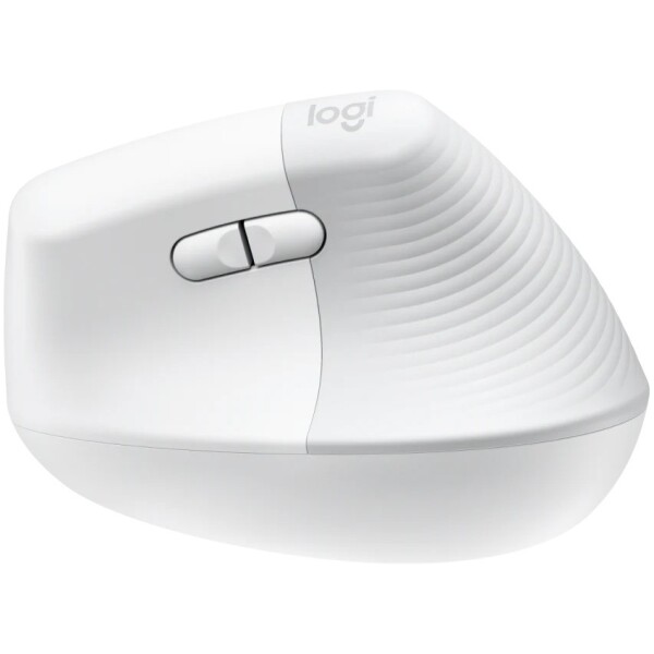 ⁦עכבר ארגונומי ליד ימין Logitech Lift for Mac Ergonomic Bluetooth Mouse - צבע לבן⁩ – תמונה ⁦4⁩