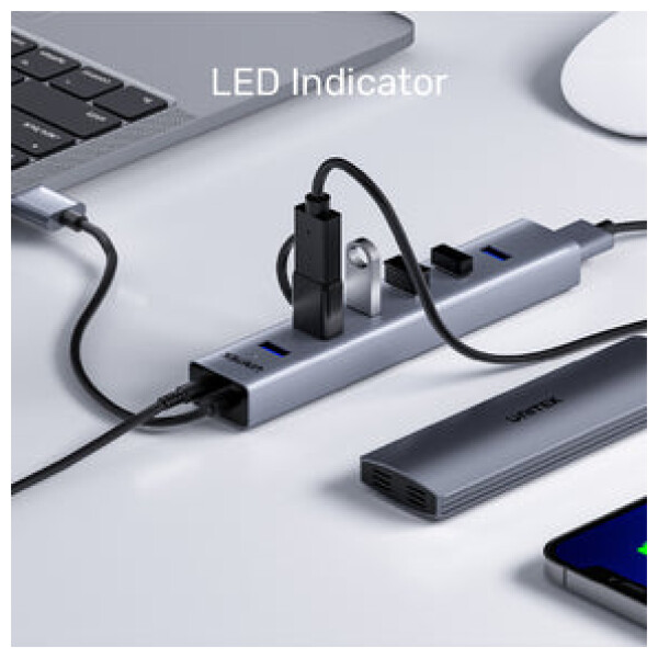 ⁦מפצל USB עם ספק כוח Unitek 7 Ports Powered USB 3.0 Hub⁩ – תמונה ⁦14⁩