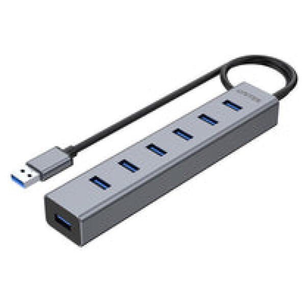 ⁦מפצל USB עם ספק כוח Unitek 7 Ports Powered USB 3.0 Hub⁩ – תמונה ⁦8⁩