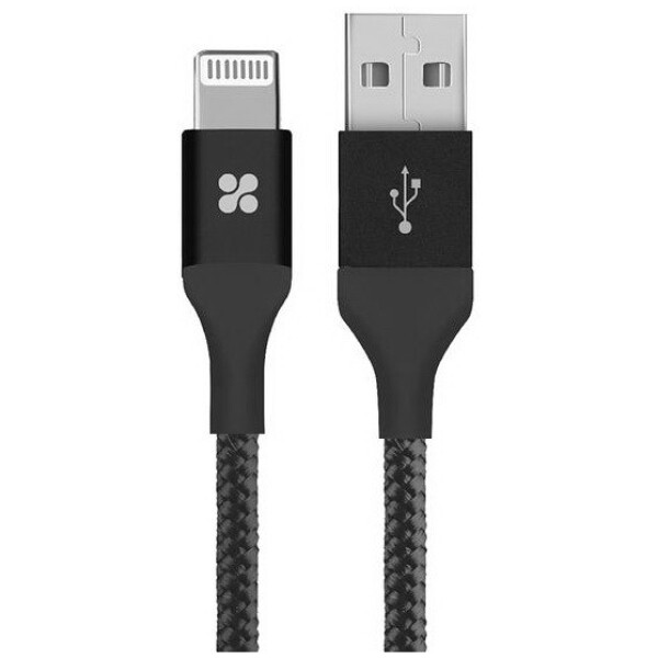 כבל TopX USB 2.0 To Lightning כבל שזור, צבע לבן 1m