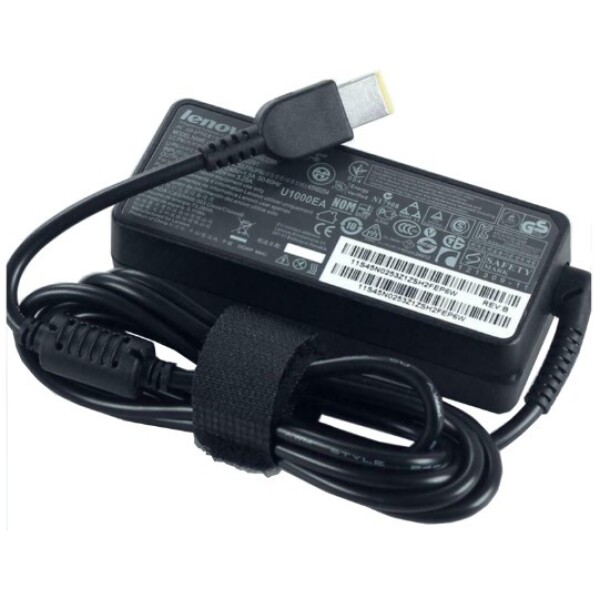 מטען למחשב נייד Lenovo ThinkPad 65W Slim Tip AC Adapter מרובע