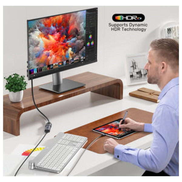 ⁦Unitek Ultra Stream 8K HDMI Extension Cable⁩ – תמונה ⁦16⁩