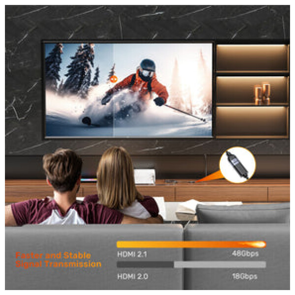 ⁦Unitek Ultra Stream 8K HDMI Extension Cable⁩ – תמונה ⁦17⁩