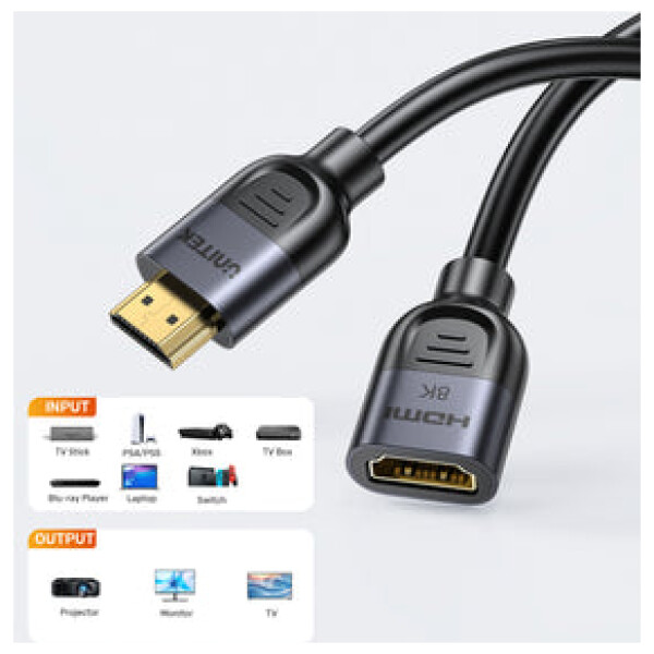 ⁦Unitek Ultra Stream 8K HDMI Extension Cable⁩ – תמונה ⁦21⁩