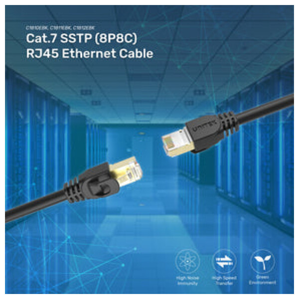 ⁦כבל רשת Unitek Cat 7 SSTP RJ45 Ethernet Cable - אורך 3 מטר⁩ – תמונה ⁦10⁩