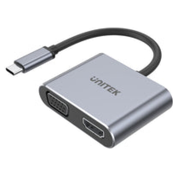 ⁦תחנת עגינה Unitek uHUB Q4 Lite 4-in-1 USB-C Hub with MST Dual Display and PD 100W⁩ – תמונה ⁦7⁩