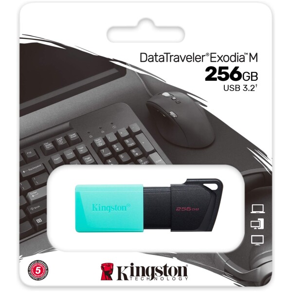 דיסק און קי Kingston DataTraveler Exodia M 256GB USB3.2