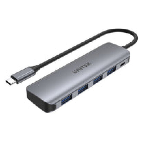 ⁦מפצל Unitek uHUB P5+ 4 Ports Powered USB-C Hub⁩ – תמונה ⁦6⁩