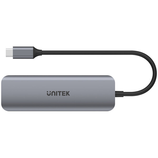⁦מפצל Unitek uHUB P5+ 4 Ports Powered USB-C Hub⁩ – תמונה ⁦4⁩