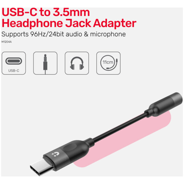⁦מתאם Unitek USB-C to 3.5mm Headphone Jack Adapter for Stereo Audio⁩ – תמונה ⁦4⁩