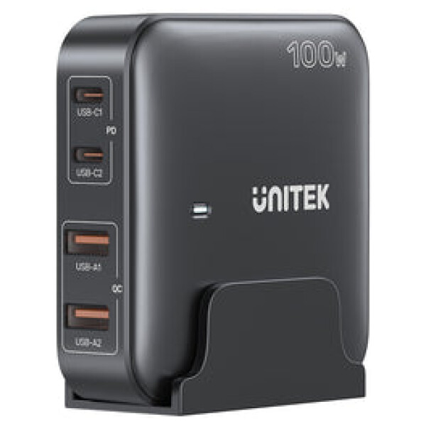 ⁦תחנת הטענה Unitek 100W Desktop GaN Charging Station (מתאים גם למחשב נייד בType C)⁩ – תמונה ⁦28⁩