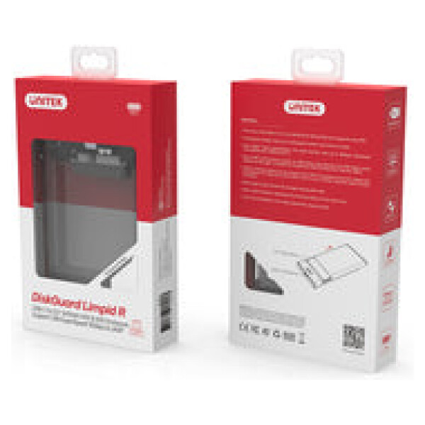 ⁦מארז שקוף לדיסק Unitek DiskGuard Limpid R USB-C to SATA6G 2.5 HDD/SSD HDD & SSD Enclosure⁩ – תמונה ⁦24⁩