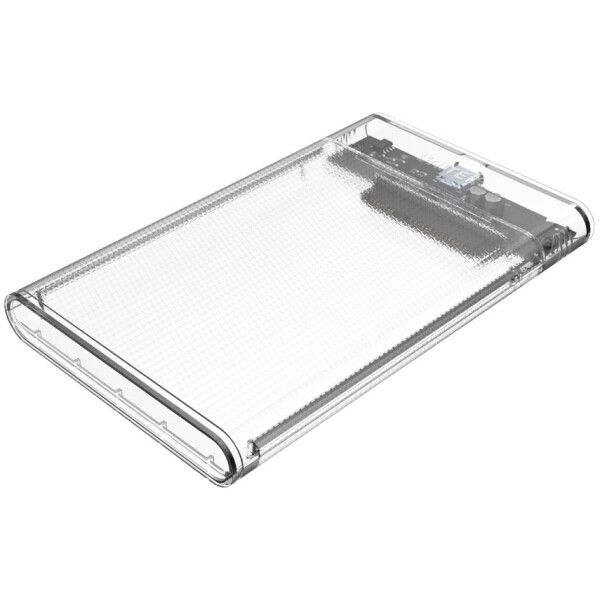 ⁦מארז שקוף לדיסק Unitek DiskGuard Limpid R USB-C to SATA6G 2.5 HDD/SSD HDD & SSD Enclosure⁩ – תמונה ⁦3⁩