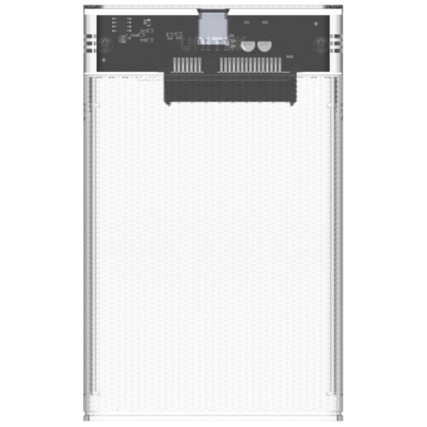 ⁦מארז שקוף לדיסק Unitek DiskGuard Limpid R USB-C to SATA6G 2.5 HDD/SSD HDD & SSD Enclosure⁩ – תמונה ⁦4⁩