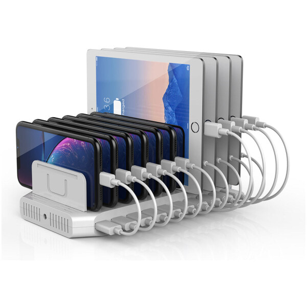 תחנת הטענה Unitek USB Charging Station 10 Port QC 3.0 96W